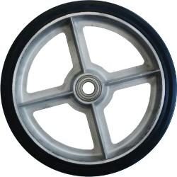Roda de Aluminio Revestida com Borracha Macica de 13'x2,1/4 Rlear Ceasa 
